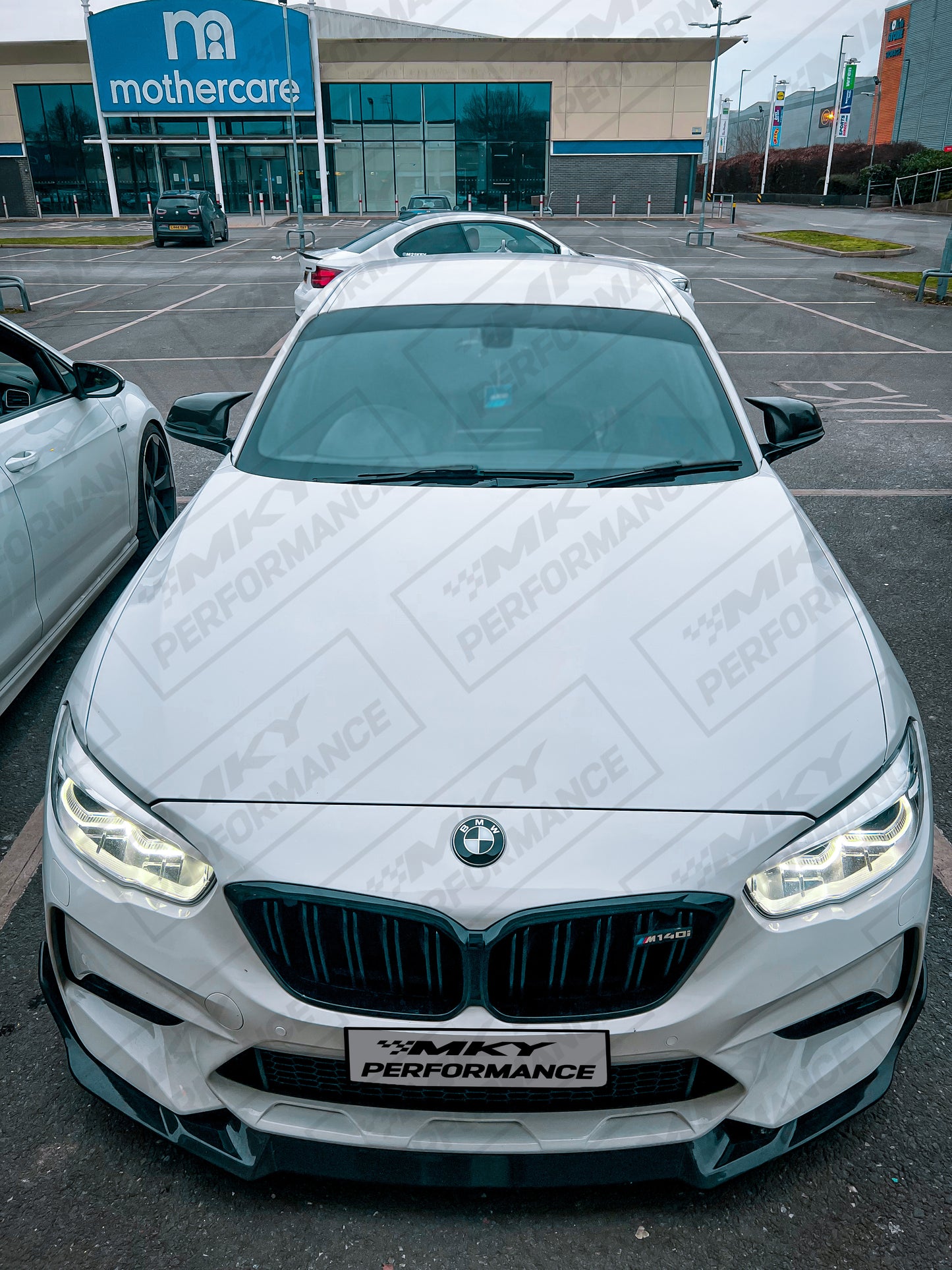 BMW Gloss Black M Style Mirror Caps For F20 / F22 / F87 / F30 / F32