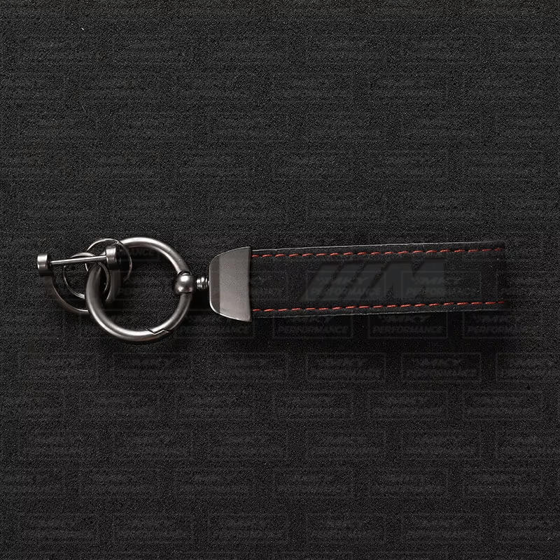 BMW M Sport Power M Performance Alcantara Metal Keyring Keychain