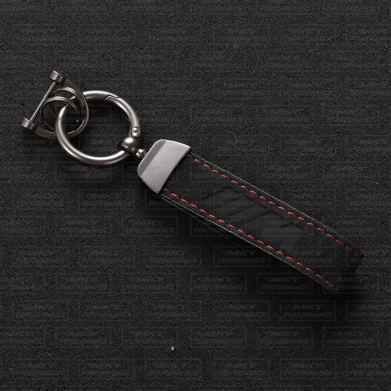 BMW M Sport Power M Performance Alcantara Metal Keyring Keychain