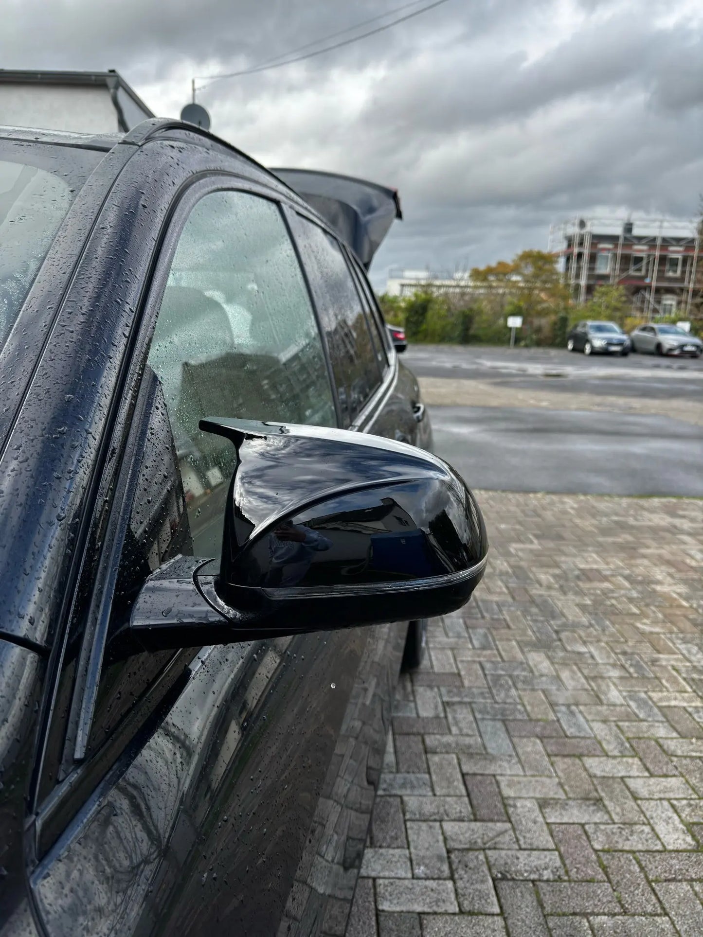 BMW Gloss Black M Style Mirror Caps for X3 X4 X5 X6 iX3 G01 G02 G05 G06 G07 2018