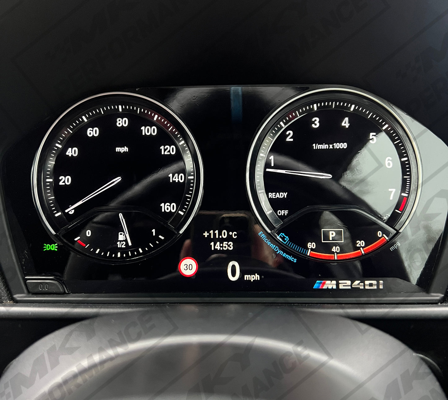 BMW PPF F Series LCI Instrument Cluster Screen Protection Film Kit