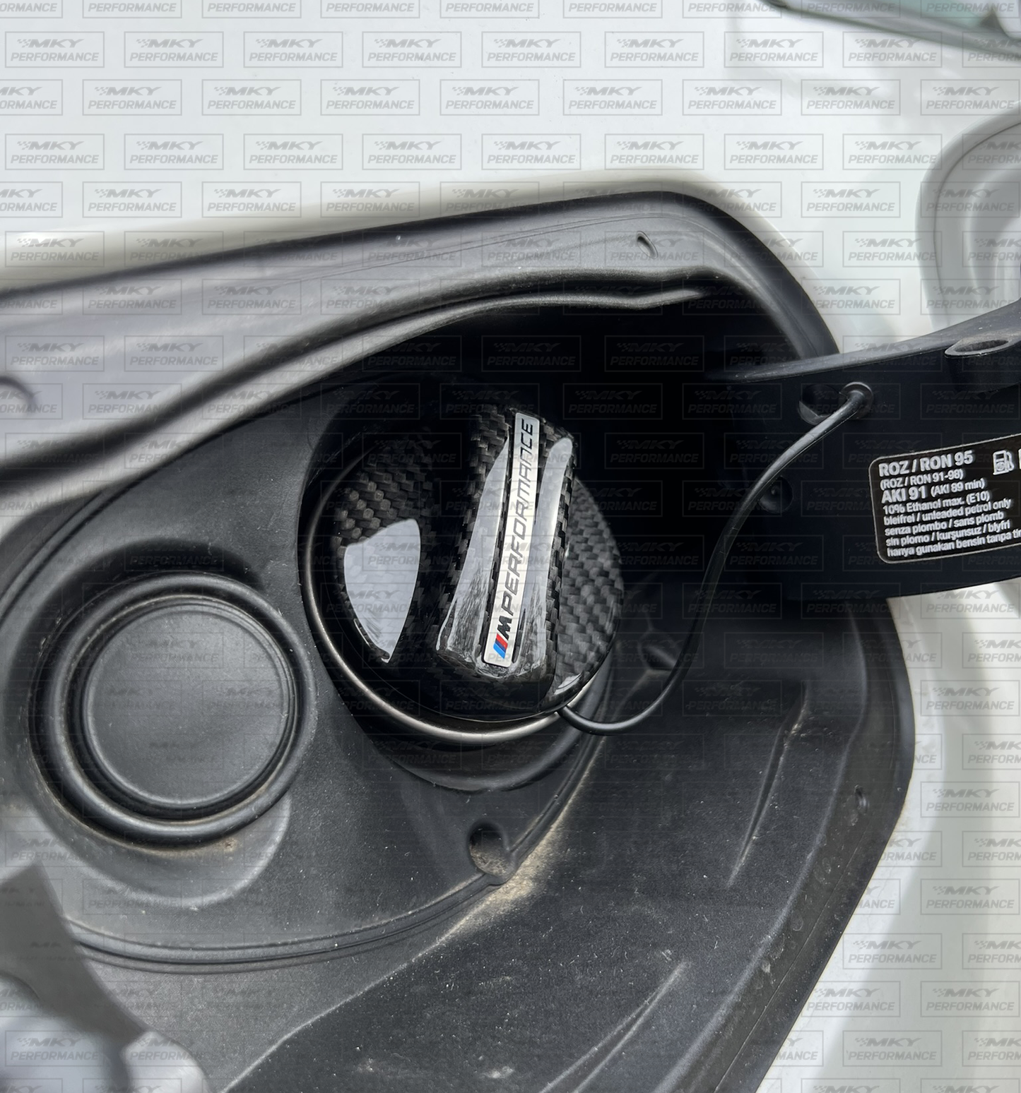 Carbon Fibre BMW Fuel Cover Cap M Performance