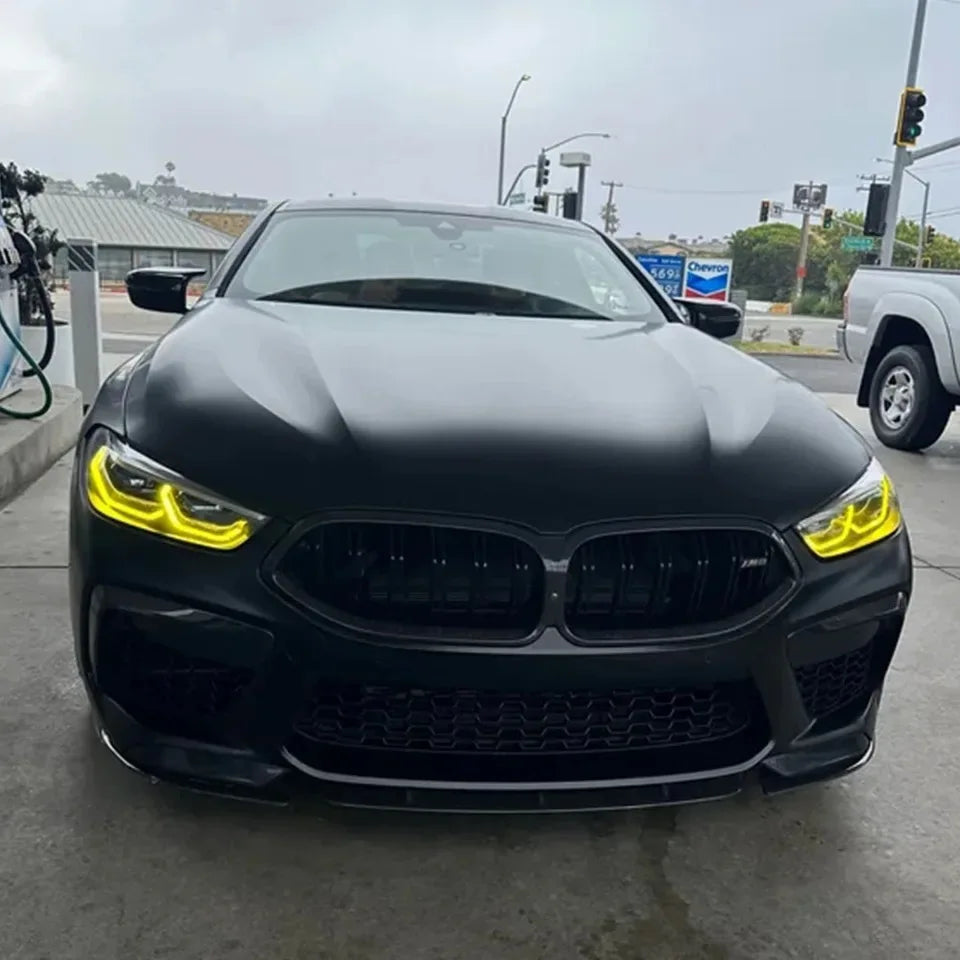 BMW M8 8 Series CSL Style Yellow Headlights DRL LED Module G14 G15 F91 F92 F93