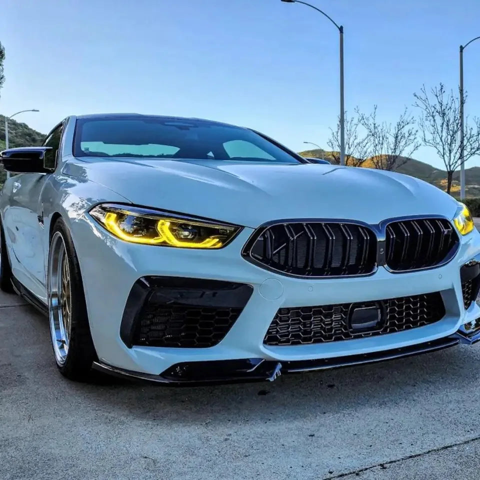BMW M8 8 Series CSL Style Yellow Headlights DRL LED Module G14 G15 F91 F92 F93