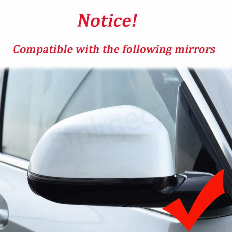 BMW Gloss Black M Style Mirror Caps for X3 X4 X5 X6 iX3 G01 G02 G05 G06 G07 2018