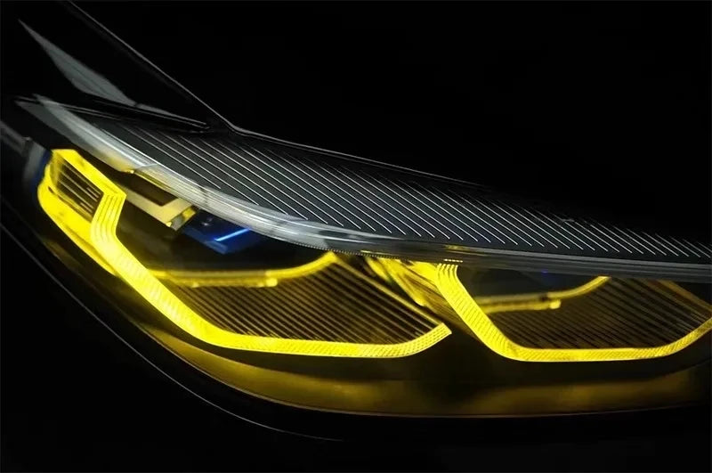 BMW M8 8 Series CSL Style Yellow Headlights DRL LED Module G14 G15 F91 F92 F93