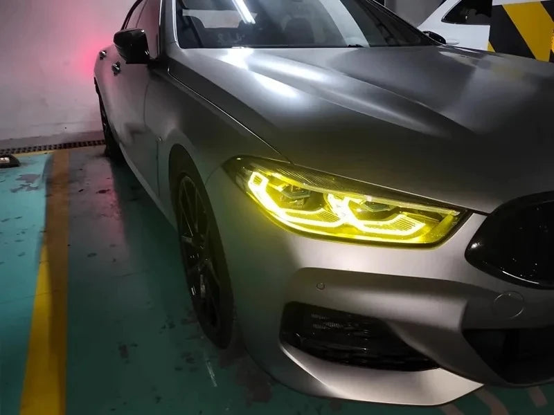 BMW M8 8 Series CSL Style Yellow Headlights DRL LED Module G14 G15 F91 F92 F93