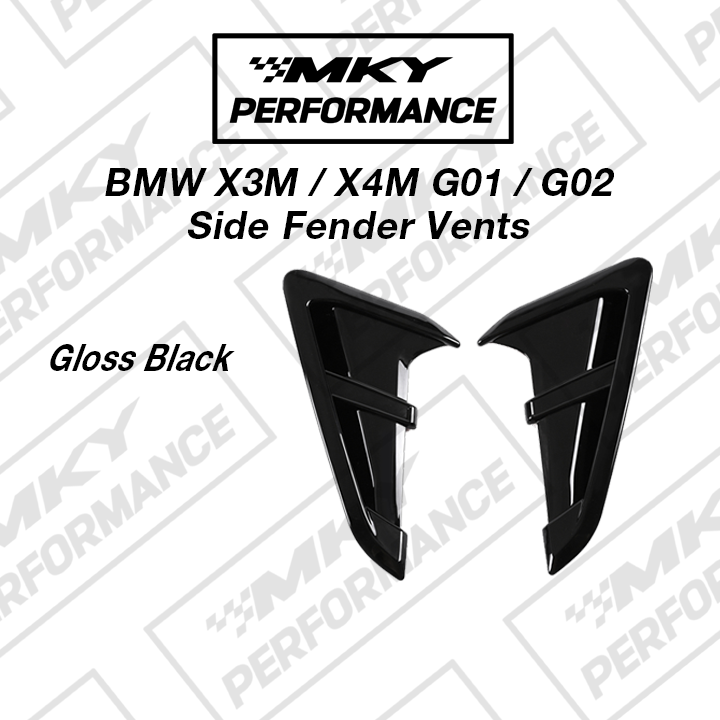 BMW X3 / X4 Front Fender Side Vent Trims for G01 / G02 X3M X4M