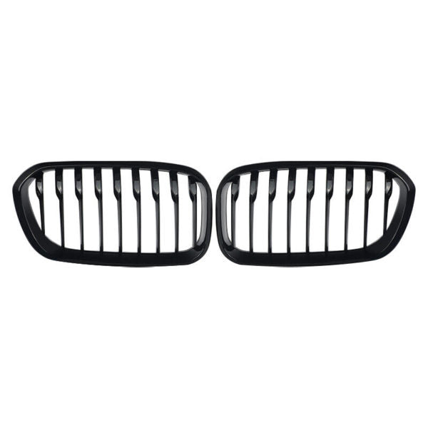 BMW F20 F21 1 SERIES 2015-2019 Gloss Black Single Slat Kidney Grills