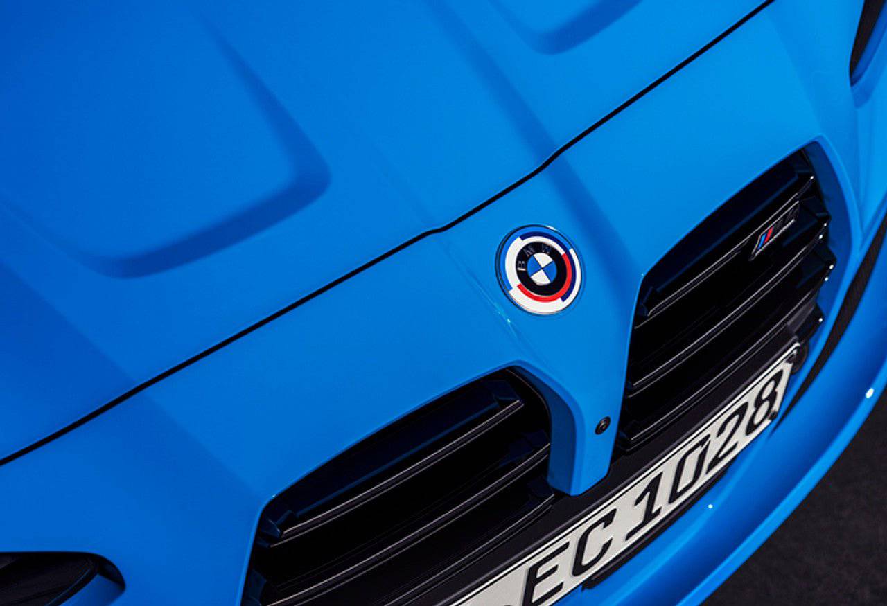 BMW 50th Year Anniversary Wheel Bonnet Badge Emblem