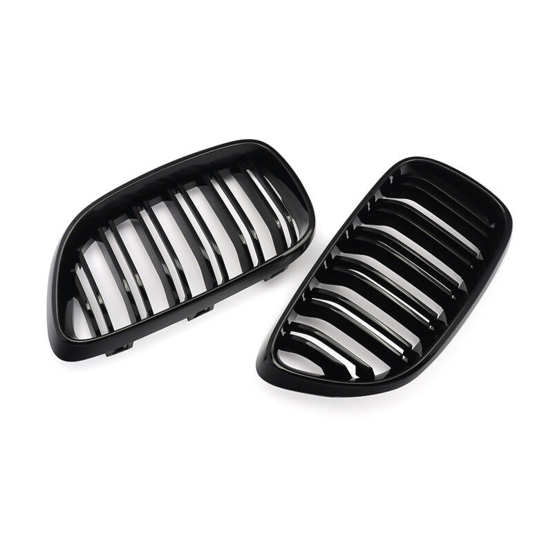 BMW F22 F23 2 SERIES 14-18 Gloss Black Double Slat Kidney Grills