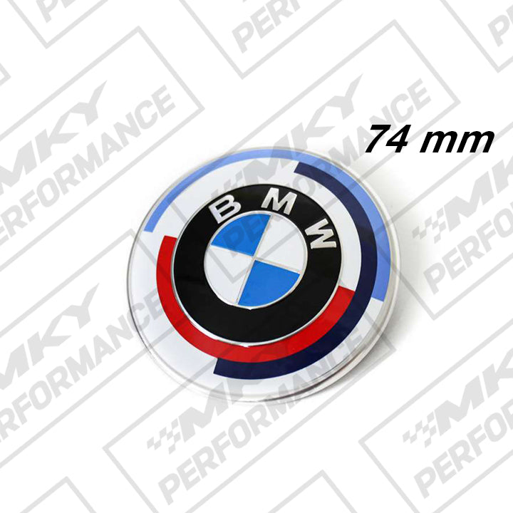 BMW 50th Year Anniversary Wheel Bonnet Badge Emblem