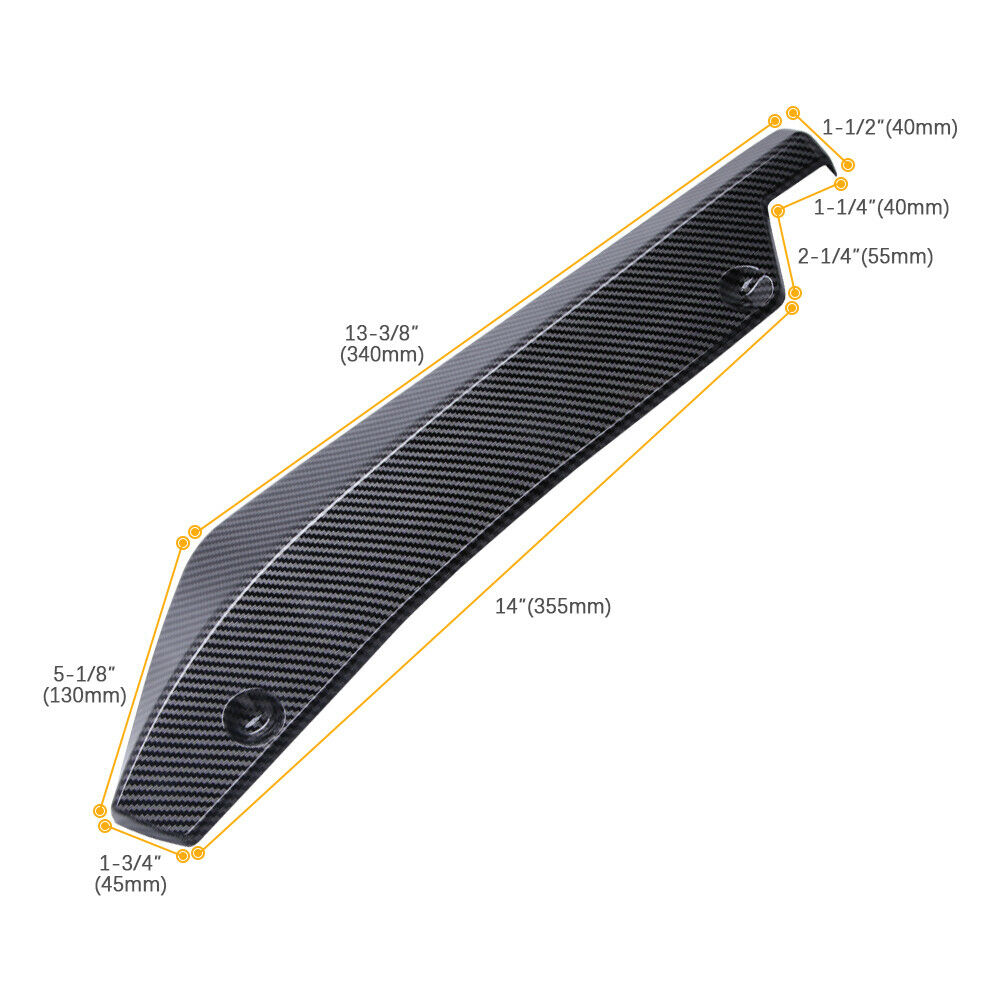 BMW 2 Series F22 F23 Coupe Rear Spats Splitter Canards
