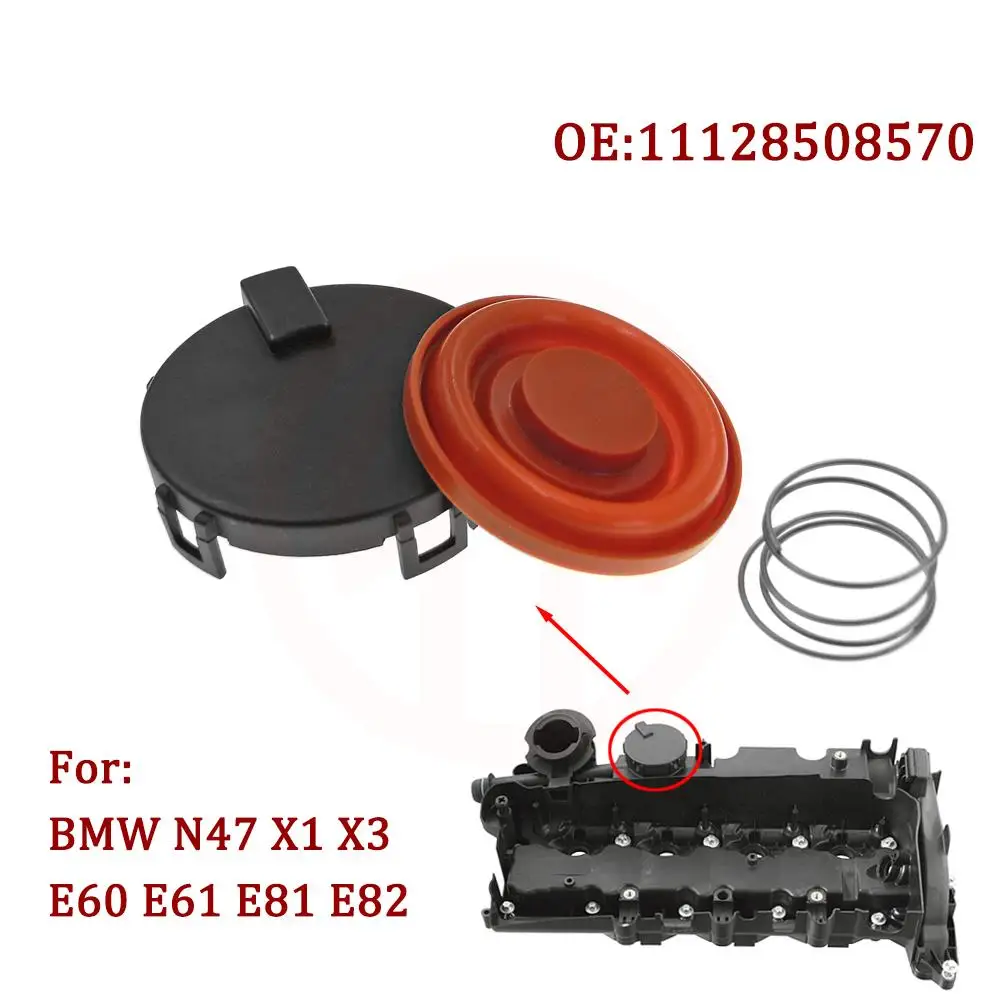 BMW N47 PCV Diaphragm Valve Cover Repair Kit Cap 11128508570