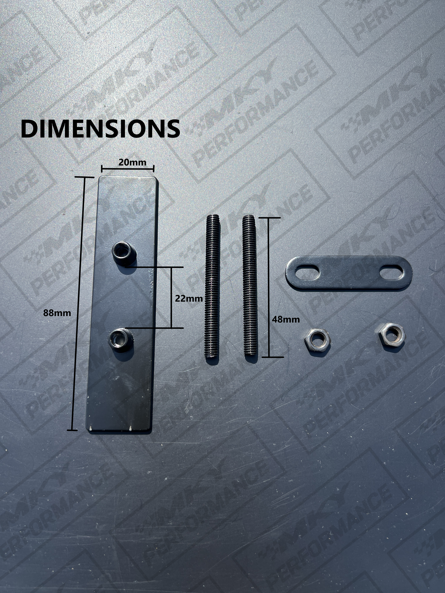 Blank Bracket for Badge Grills