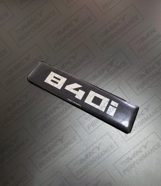 MKY PERFORMANCE 840i Badge For G14 / G15 / G16