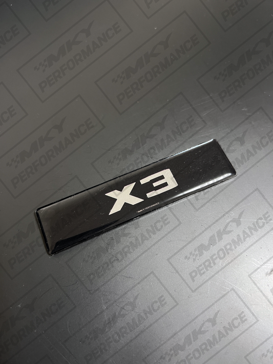 MKY PERFORMANCE X3 Front Kidney Grill Emblem Badge E83 F25 G01 G08 G45 F97