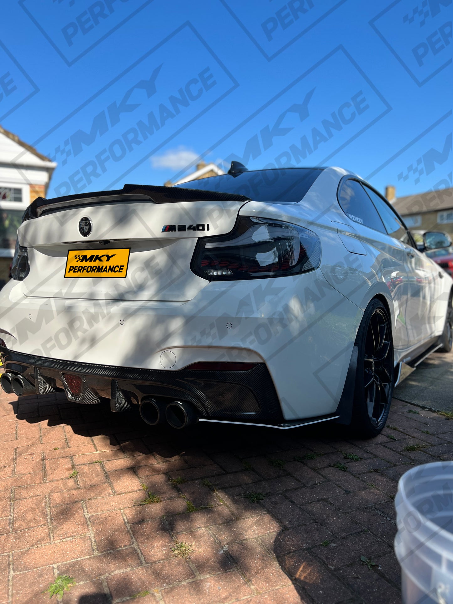 MKY PERFORMANCE BMW 2 Series F22 Ultra Aggressive Rear Splitter Side Spat