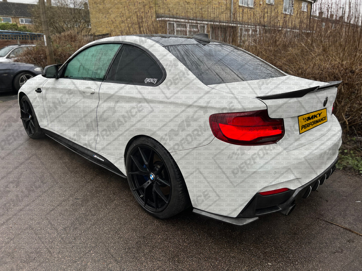 BMW 2 Series F22 F23 Coupe Rear Spats Splitter Canards