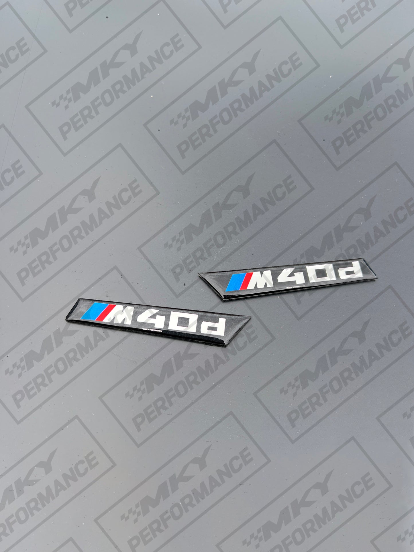 MKY PERFORMANCE X3 / X4 M40d Front Fender Side Vent Badges for G01 / G02