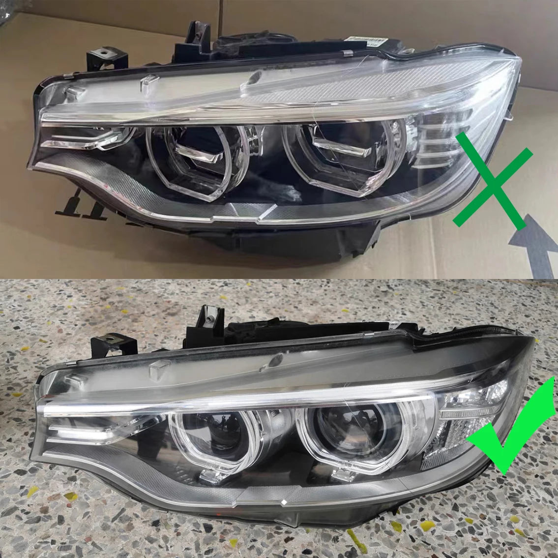 BMW M3 M4 Series CSL Style Yellow Headlights DRL LED Module PRE LCI F80 F82 F30