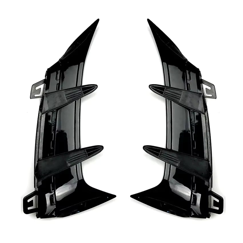 Mercedes A-Class W177 AMG Line A250 A35 A45 Rear Canards Fins Gloss Black 2019+