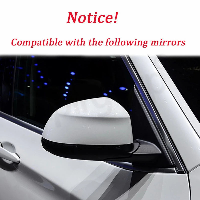 BMW Gloss Black M Style Mirror Caps For X3 X4 X5 X6 F15 F16 F25 F26 2014 2018