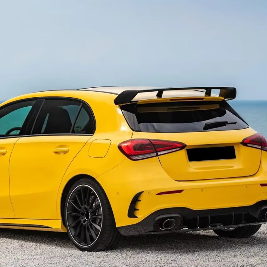 Mercedes A-Class W177 AMG Line A250 A35 A45 Rear Canards Fins Gloss Black 2019+