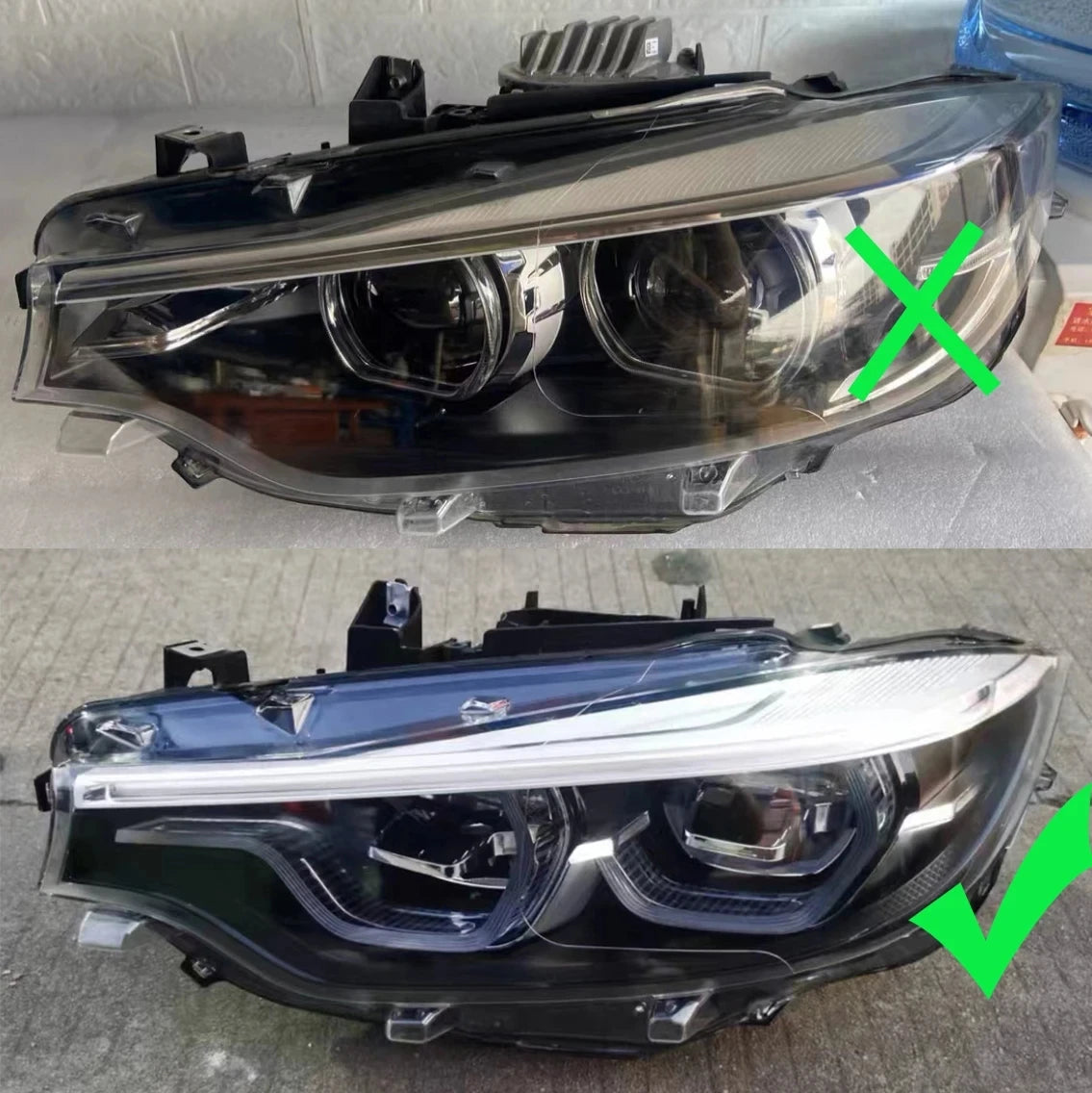 BMW M3 M4 Series CSL Style Yellow Headlights DRL LED Module LCI F80 F82 F30 2018+