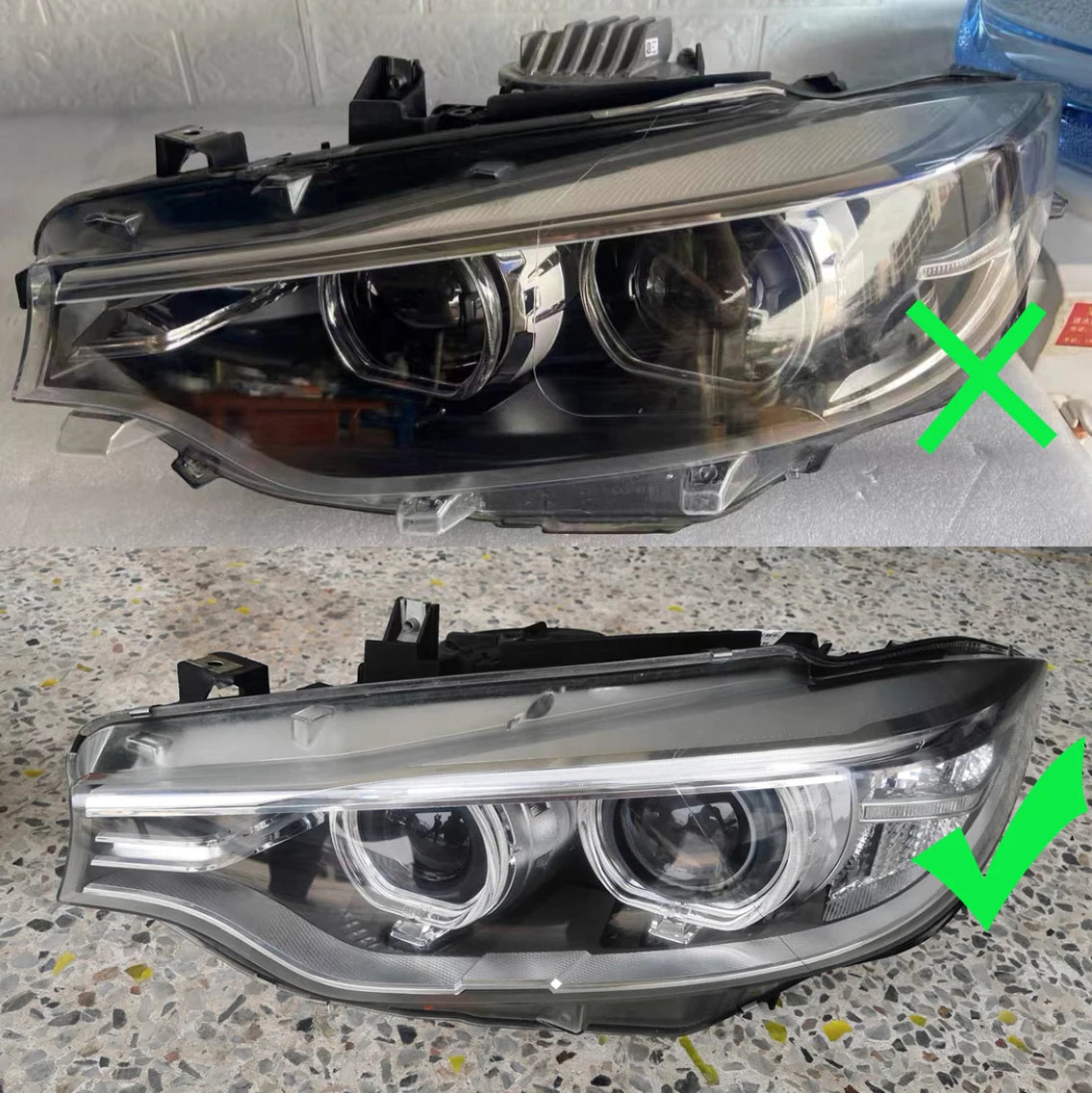 BMW M3 M4 Series CSL Style Yellow Headlights DRL LED Module PRE LCI F80 F82 F30