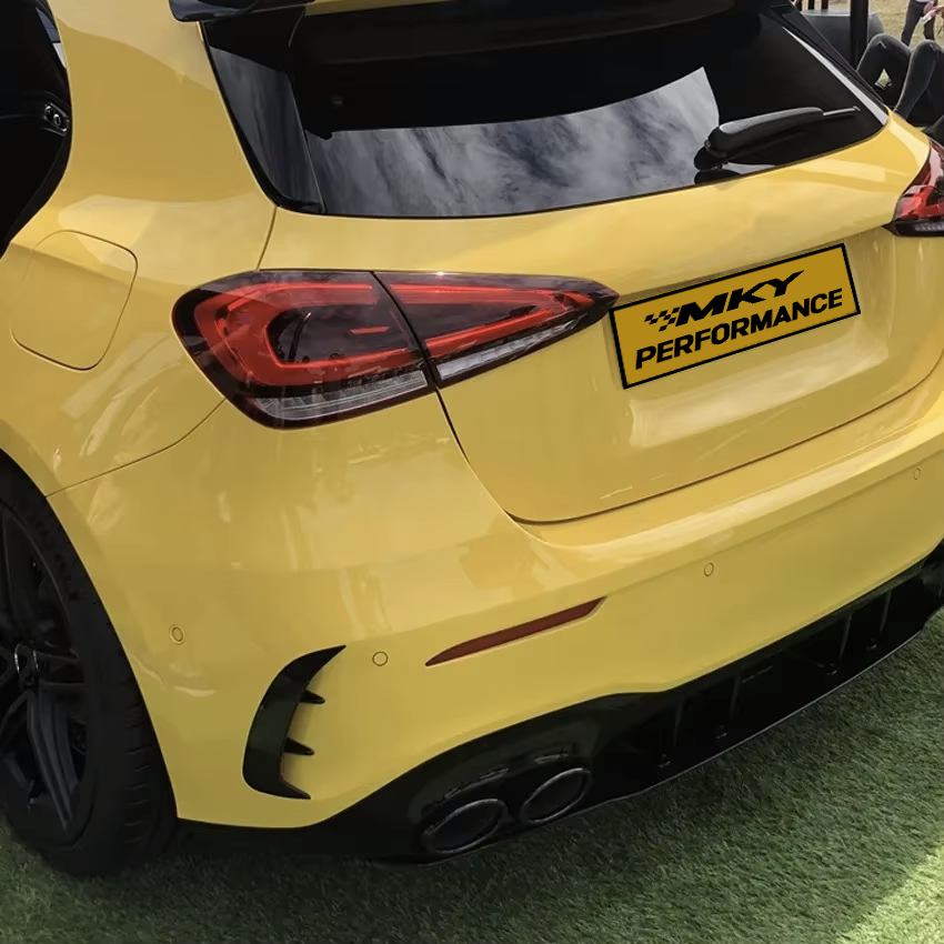 Mercedes A-Class W177 AMG Line A250 A35 A45 Rear Canards Fins Gloss Black 2019+