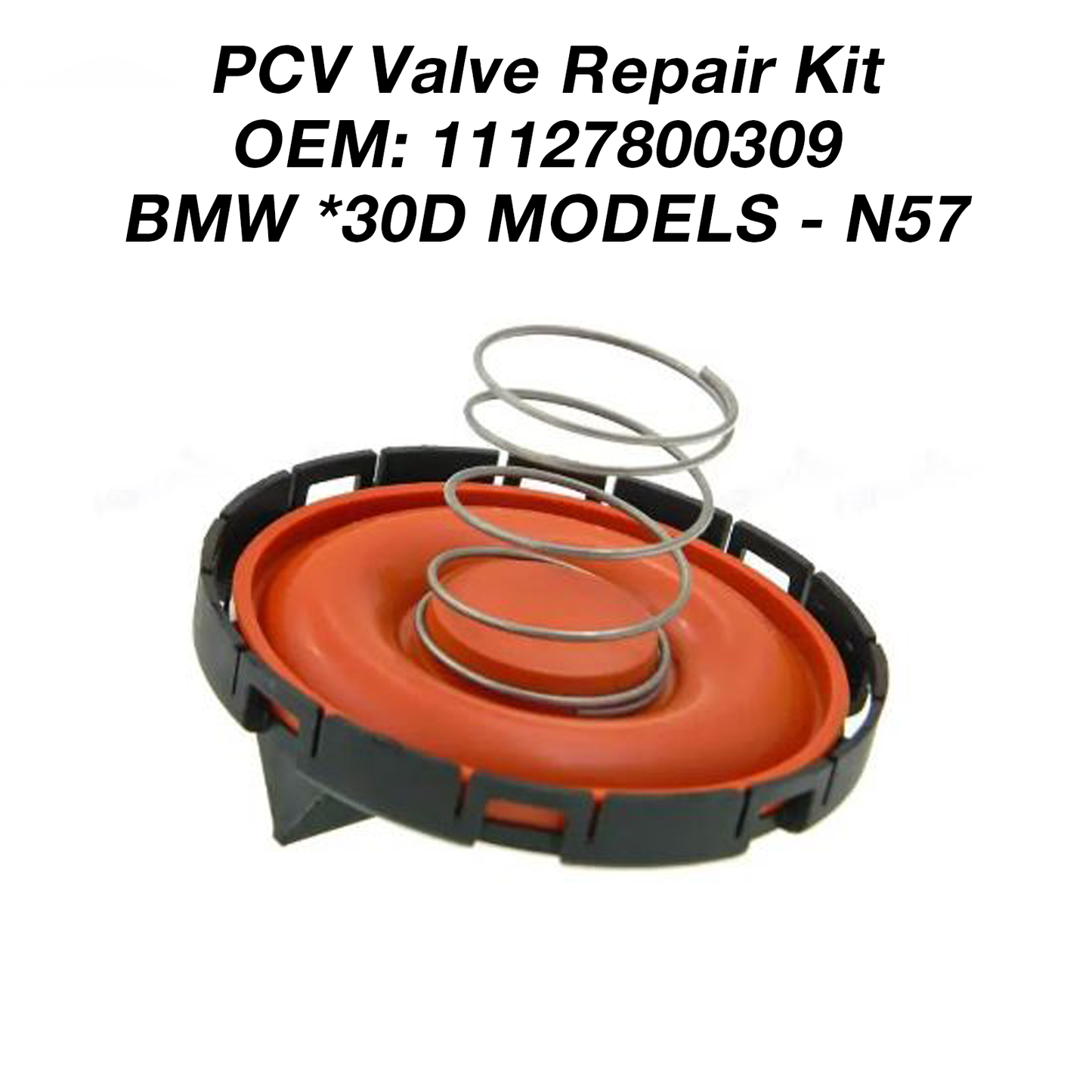 BMW N57 PCV Diaphragm Valve Cover Repair Kit Cap 11127800309 330d 430d 530d 325d