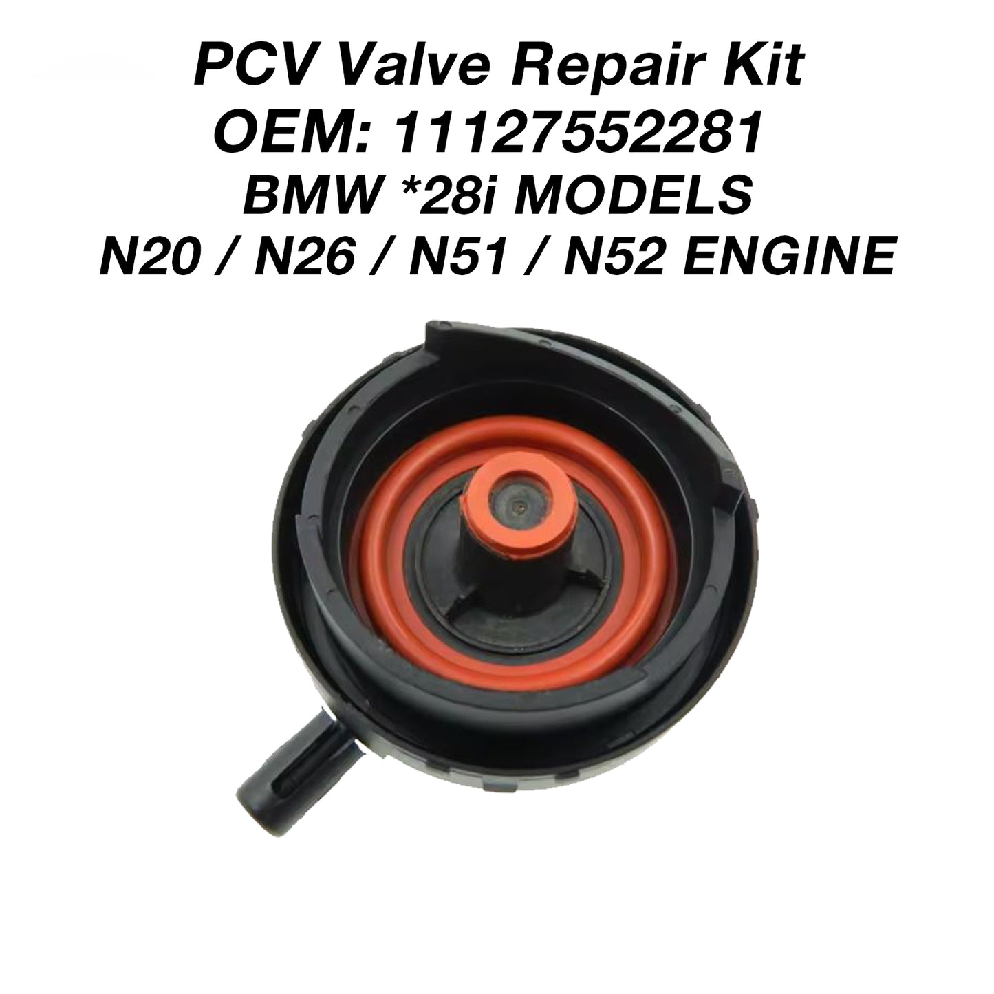 BMW N20 N26 N51 N52 PCV Diaphragm Valve Cover Repair Cap 11127552281