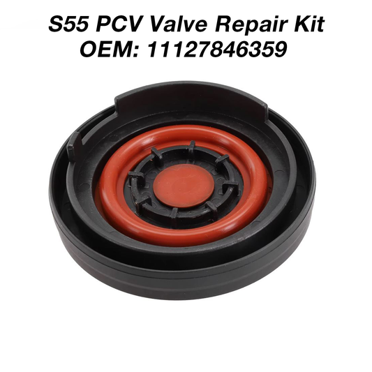 BMW S55 PCV Diaphragm Valve Cover Repair Kit Cap 11127846359 M2C M3 M4