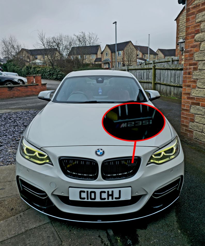 MKY PERFORMANCE M235i Badge