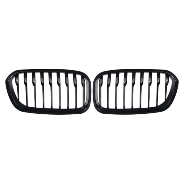 BMW F20 F21 1 SERIES 2015-2019 Gloss Black Single Slat Kidney Grills