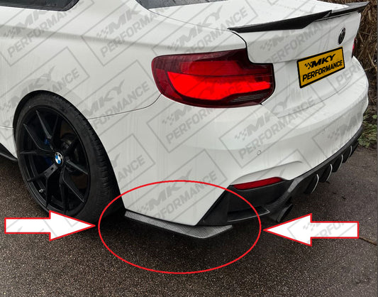 BMW 2 Series F22 F23 Coupe Rear Spats Splitter Canards