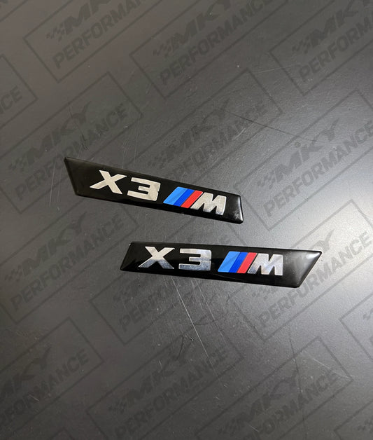 MKY PERFORMANCE X3 ///M Front Fender Side Vent Badges for G01 / G02