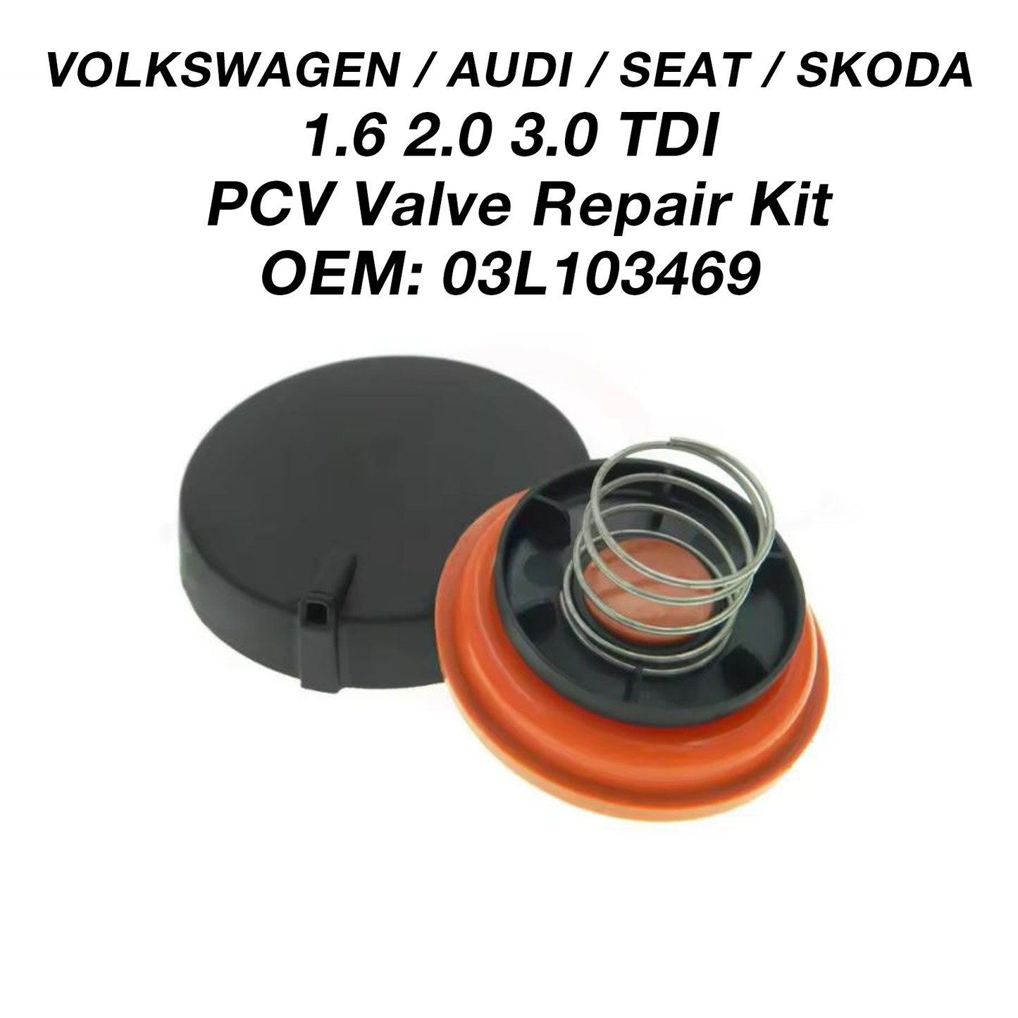 Audi Vw Seat Skoda 1.6 2.0 3.0 TDI Valve Cover PCV Valve Membrane 03L103469
