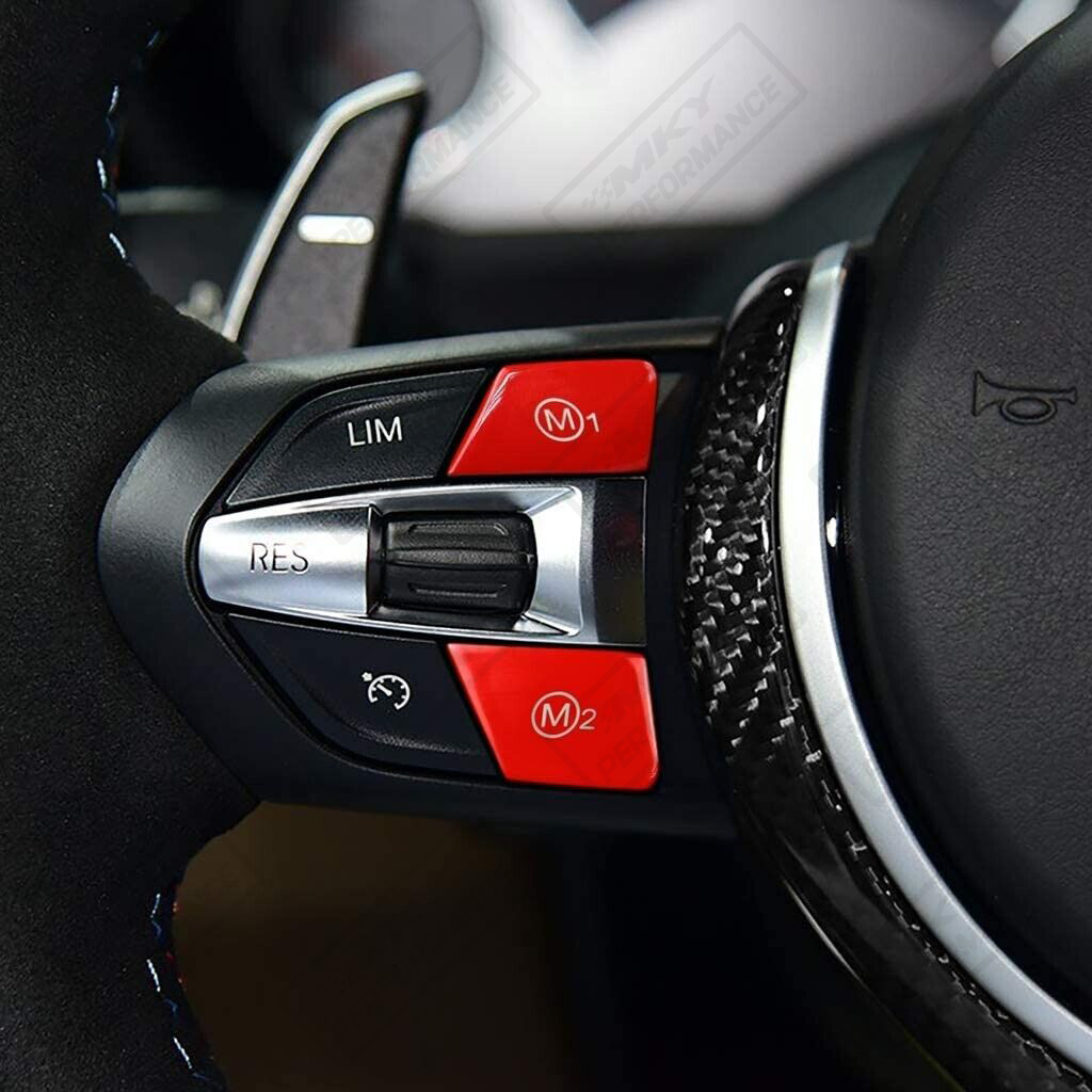 BMW Red M1 & M2 Steering Wheel Buttons