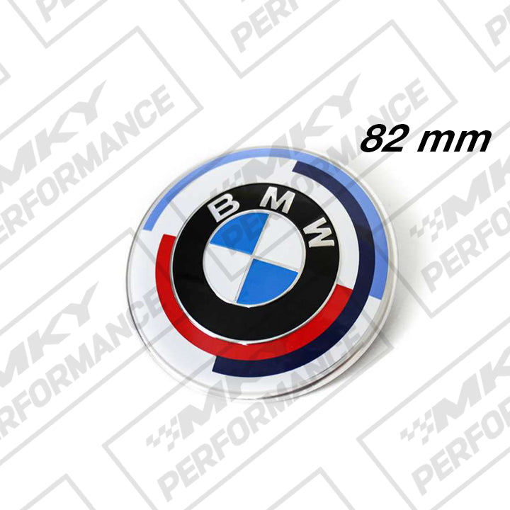 BMW 50th Year Anniversary Wheel Bonnet Badge Emblem