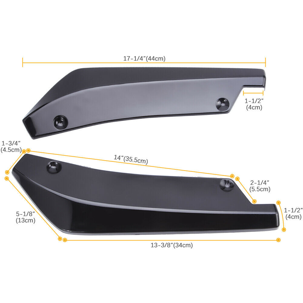 BMW 2 Series F22 F23 Coupe Rear Spats Splitter Canards